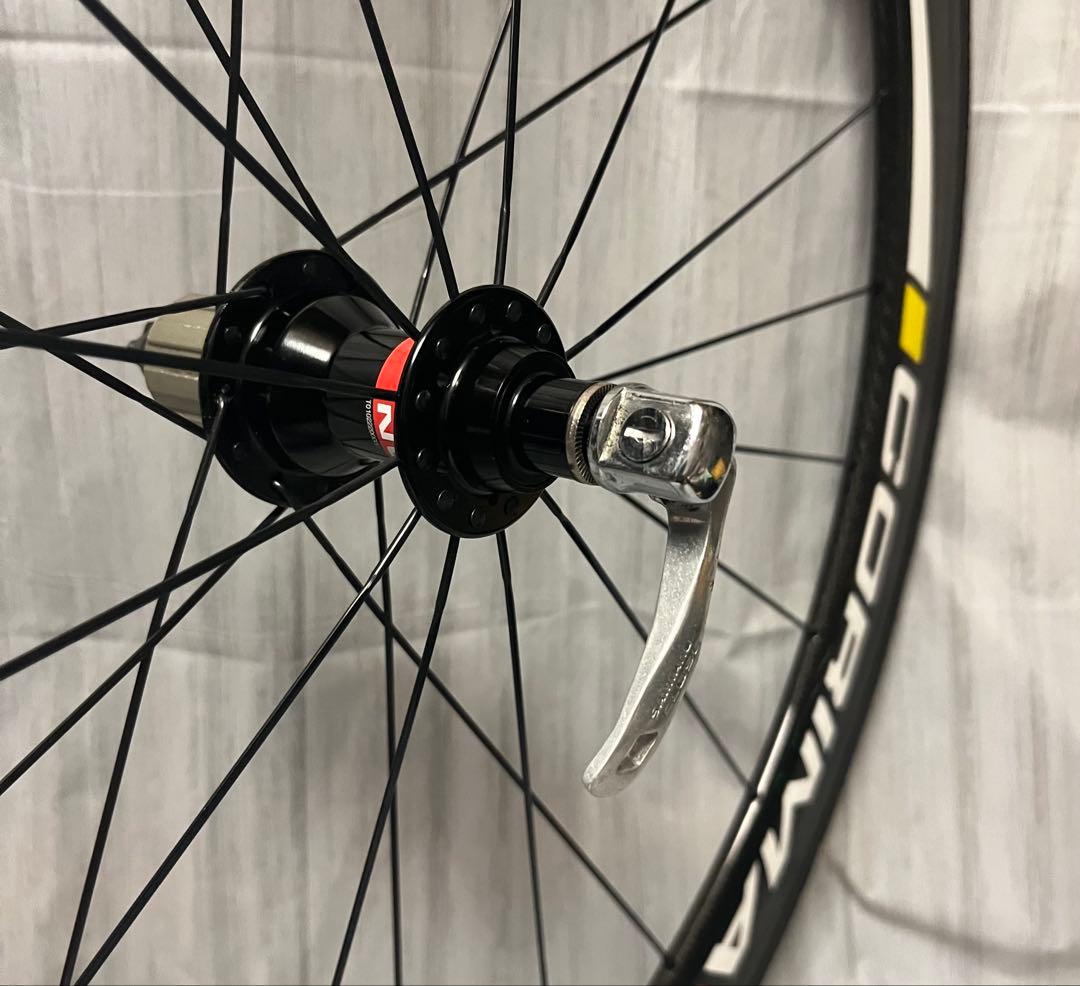 【訳あり】中華手組みカーボンホイール　チューブラー　シマノ10S