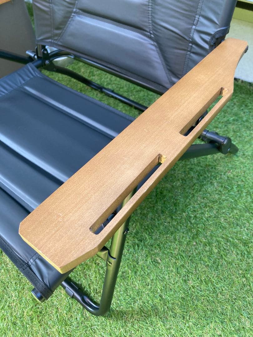 AS2OV(アッソブ)/リクライニングローローバーチェア　ブラック