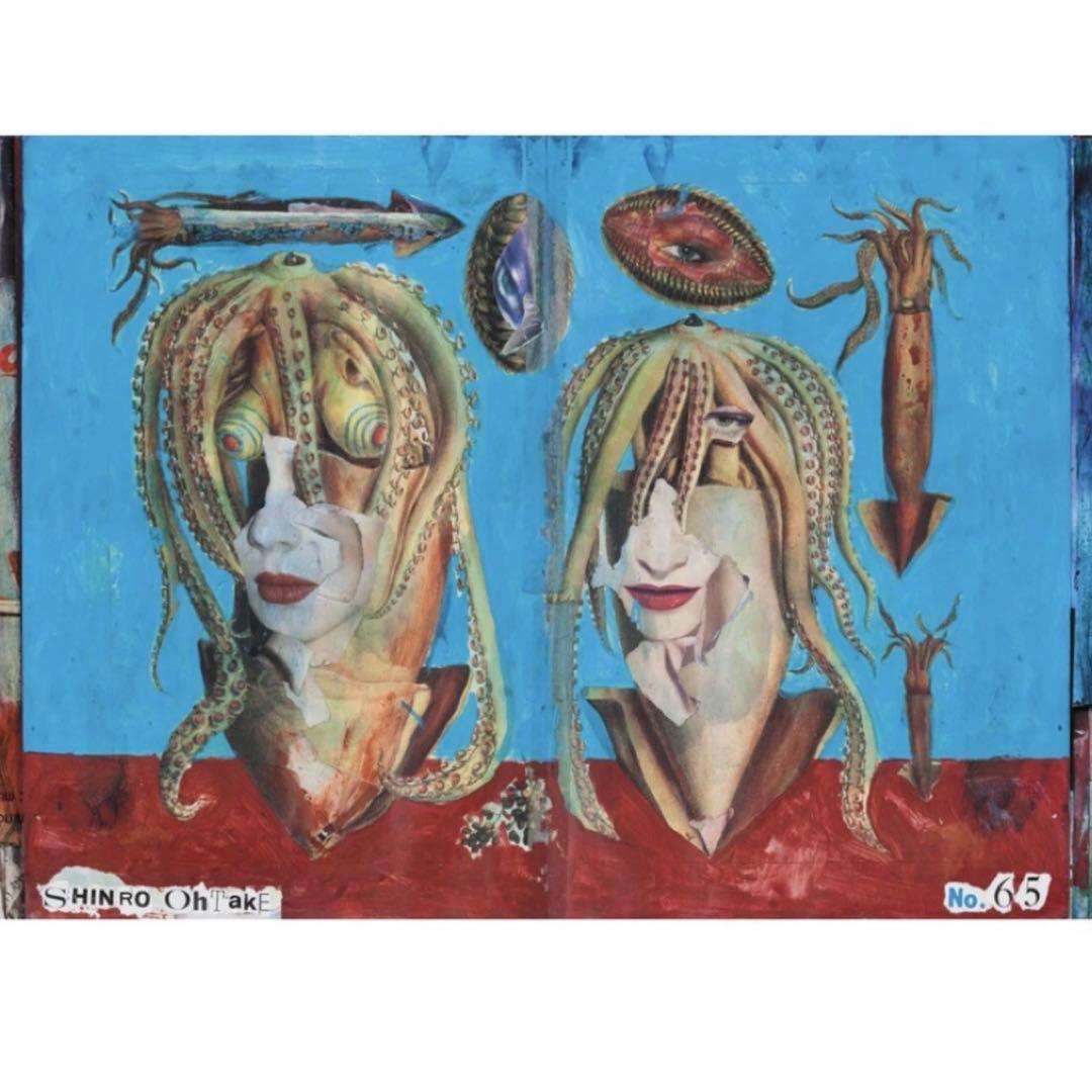 【サイン】SHINRO OHKAKE No.65 ポスター大竹伸朗 タケニナガワ