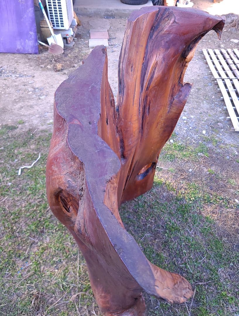 欅 一枚板 衝立 無垢 天然木 大型 ケヤキ 間切り パーテーション  和家具