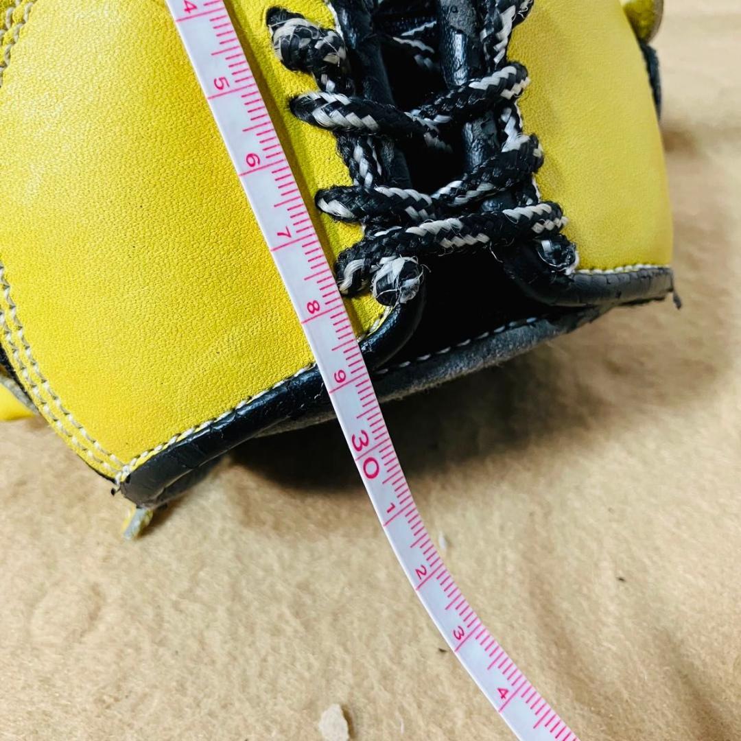 asics グローブ 軟式 BGR4TA 左投げ用 野球 投手用 イエロー