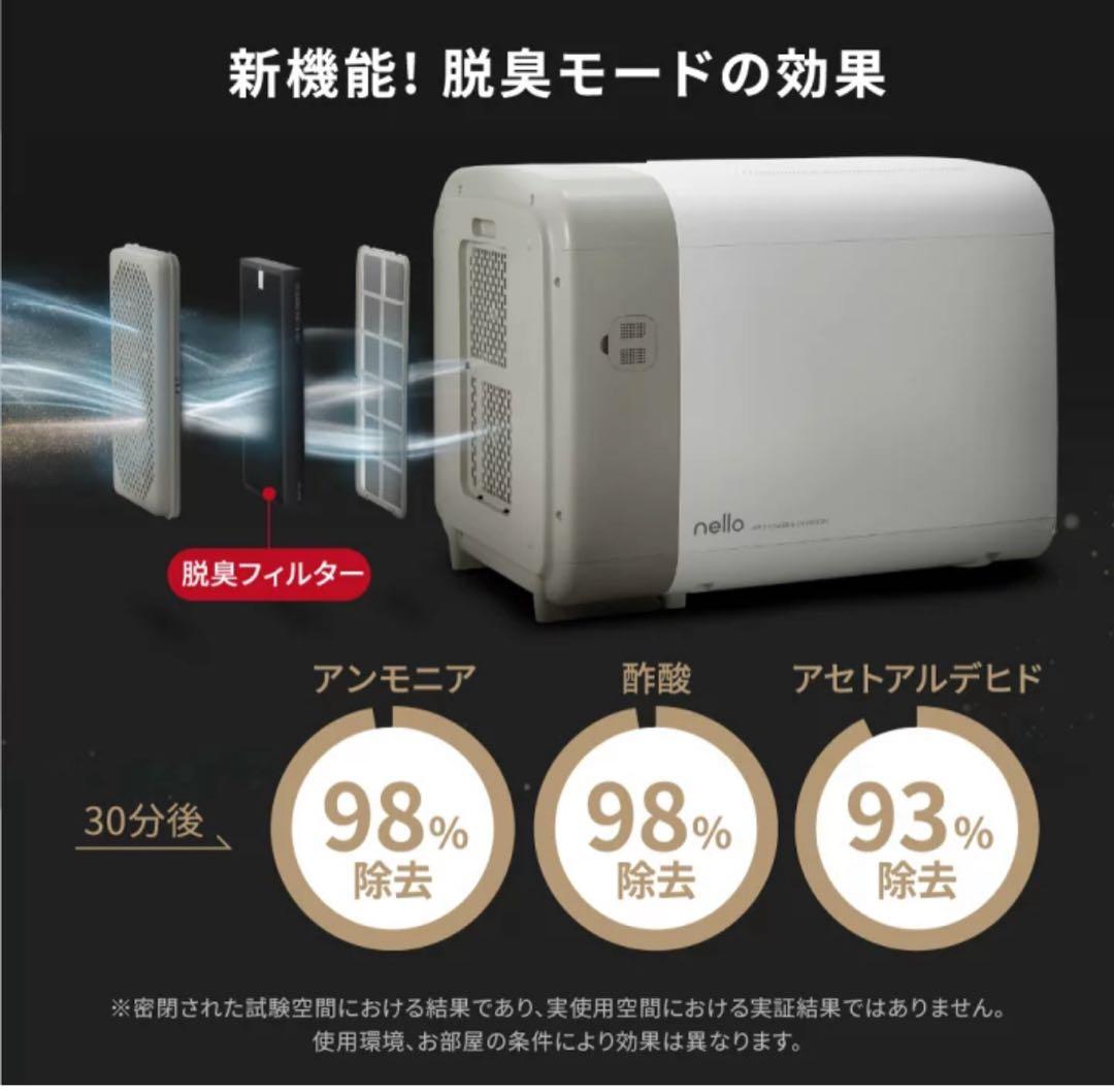 nello ペットドライルーム ＋Deo | 自動 乾燥機 花粉 ペット 犬 猫