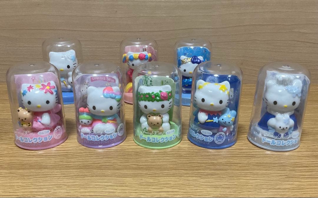 【平成レトロ】レア ハローキティ ドールコレクション 陶器8点セット