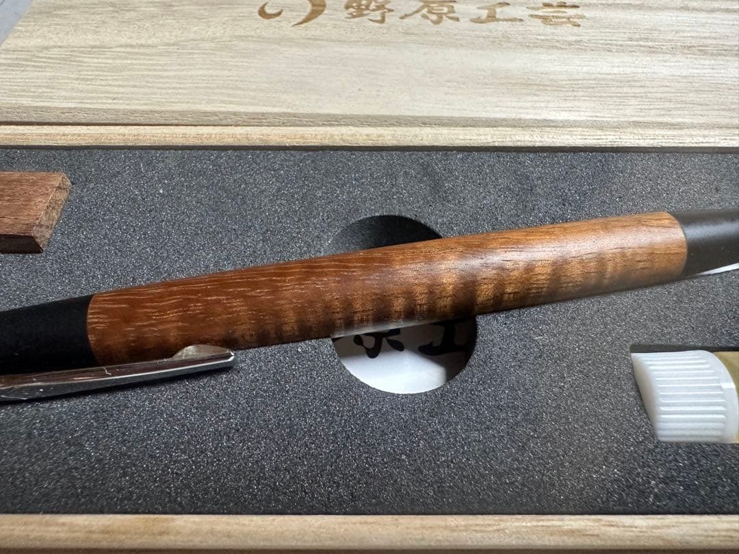 【保証書付き】　ハワイアンコアカーリーのシャープペンシル 野原工芸