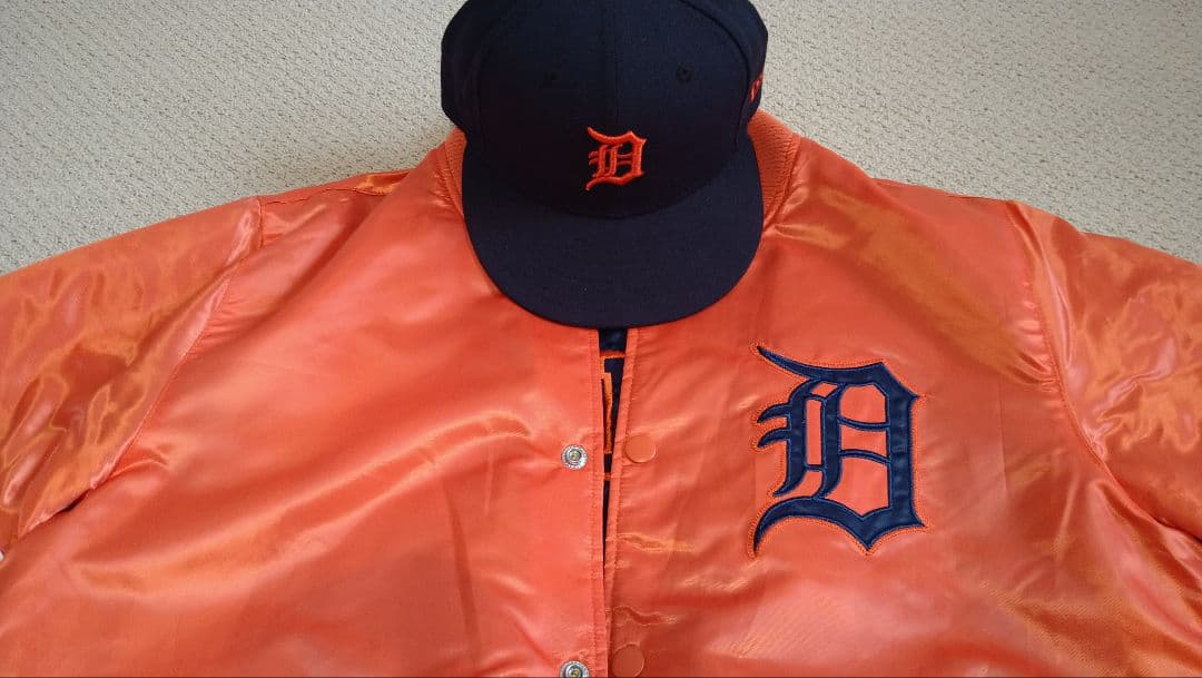 スターター　MLB タイガース スタジャン＆ニューエラセット