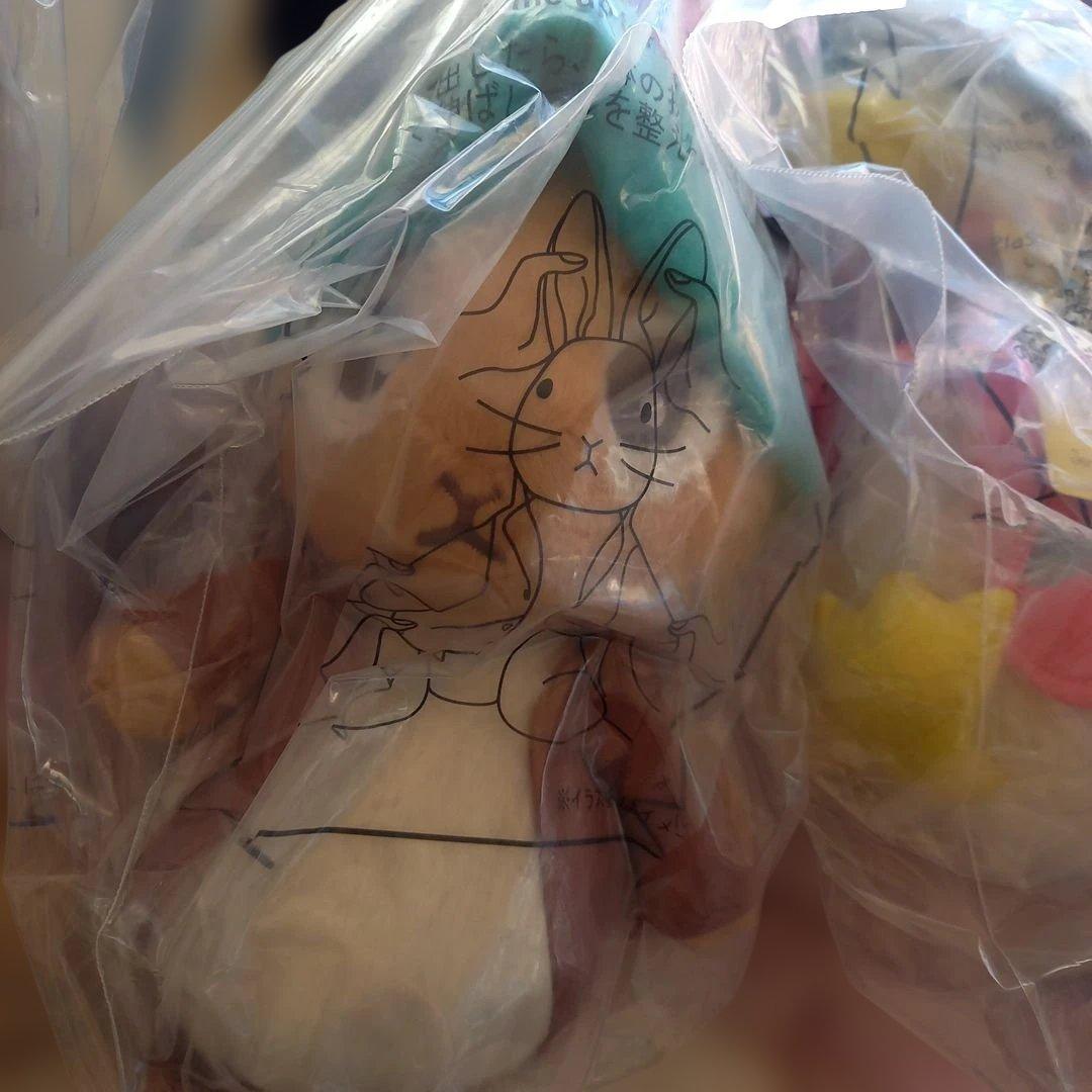 ★ラージサイズ★ピーターラビットぬいぐるみ&4種ぬいぐるみセット♪5点