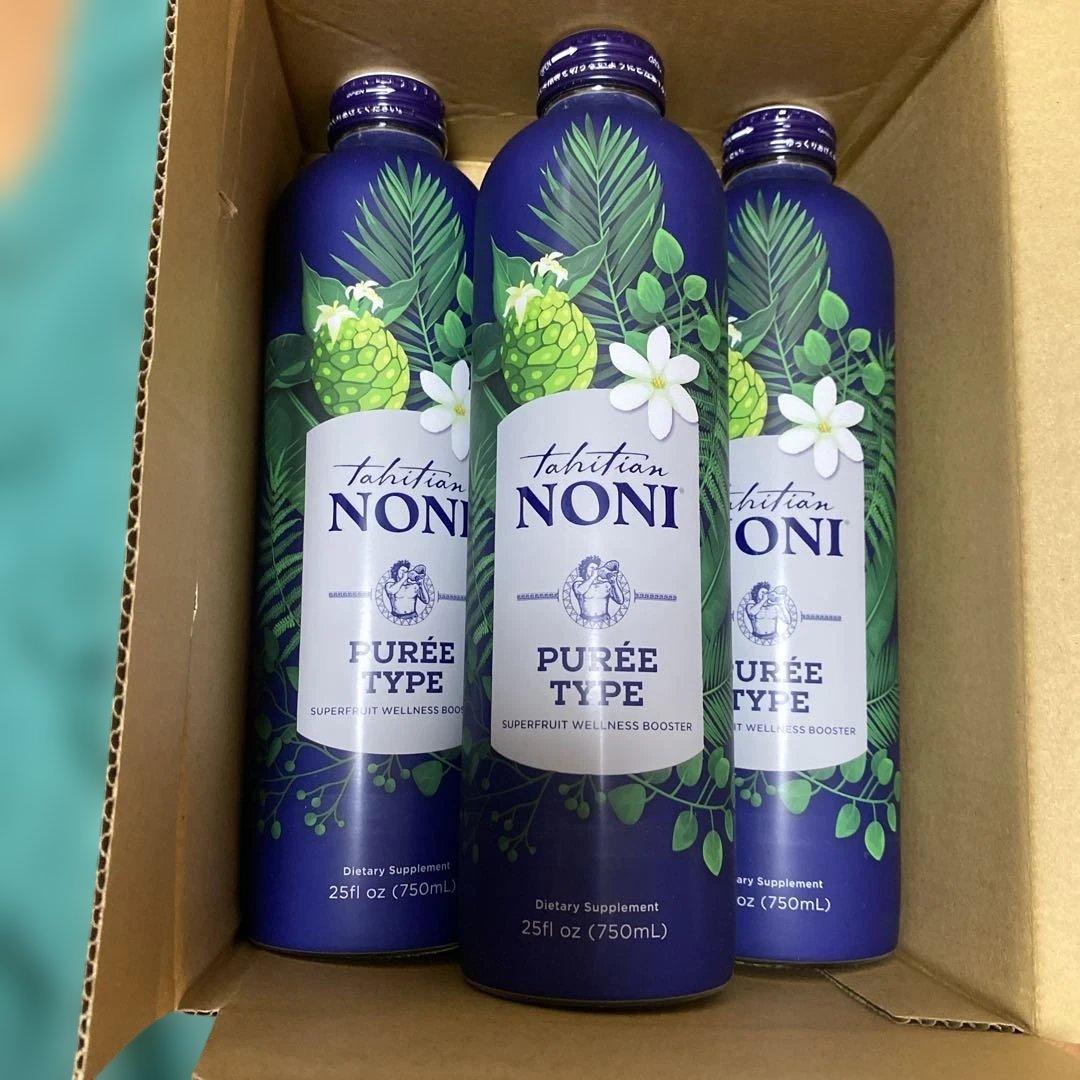 甘くない♡タヒチアンノニ　ピューレタイプ3本／パートナーコ