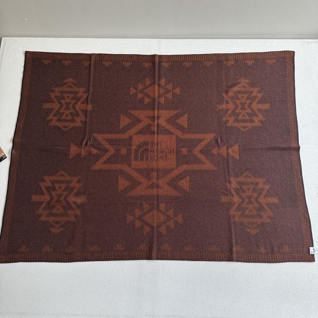 新品未使用品日本未入荷ノースフェイスニットブランケットネイビー113×150