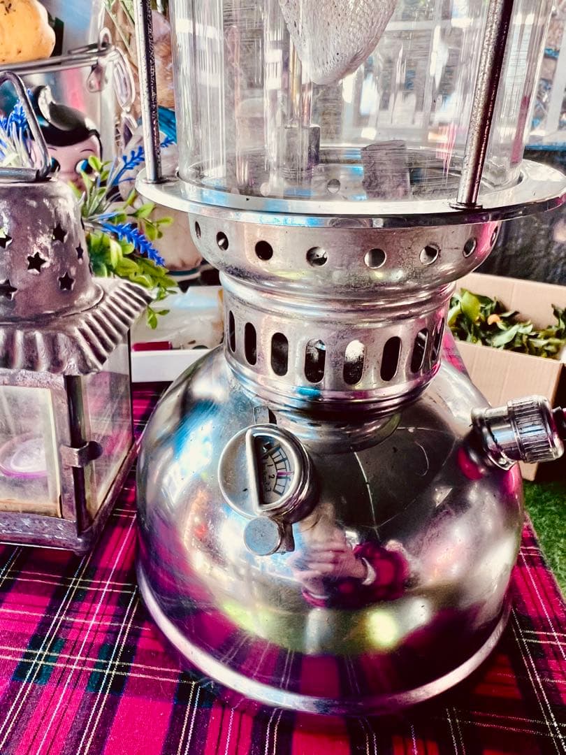 値引CAT BRAND石油圧力式ランタン、オマケ付属付き、used