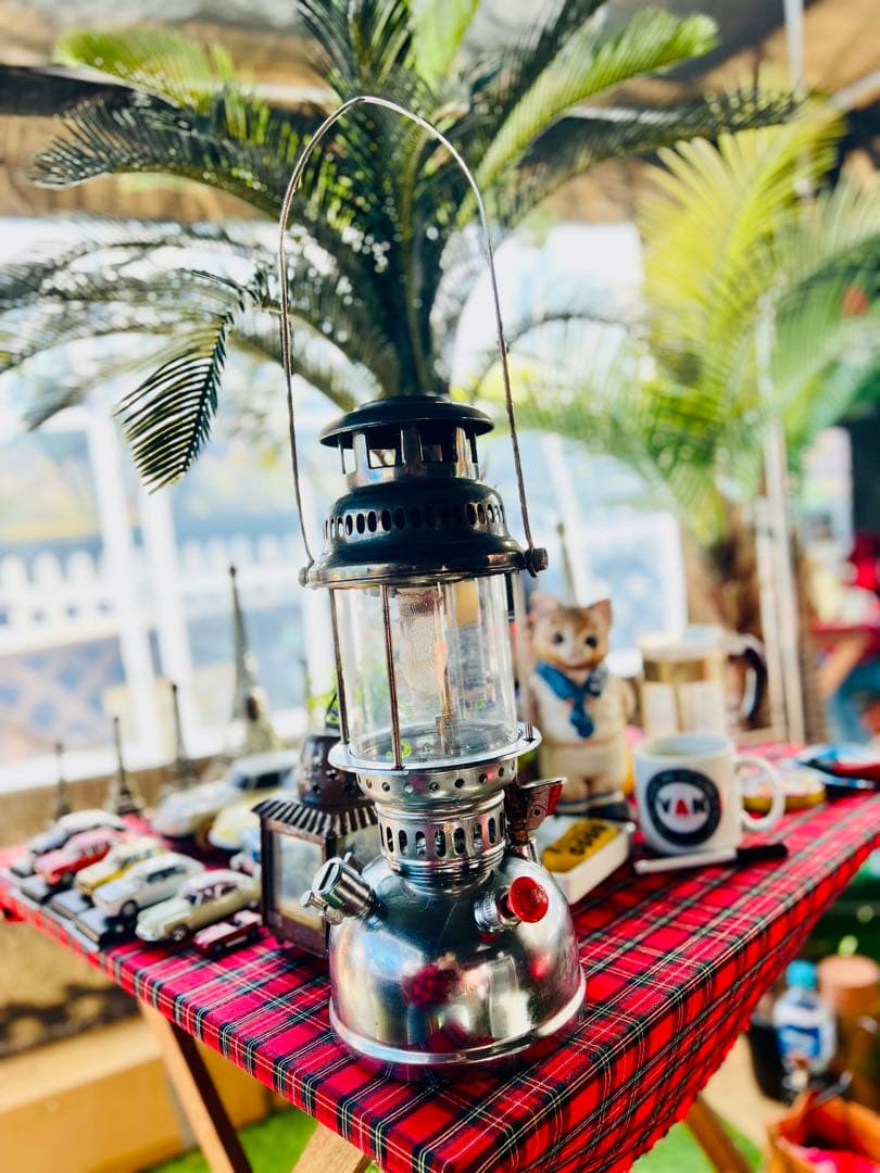 値引CAT BRAND石油圧力式ランタン、オマケ付属付き、used