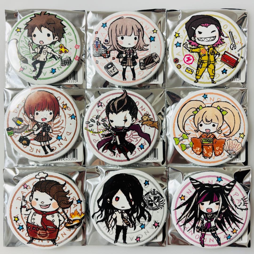 ダンガンロンパ グラフアートデザイン 02 缶バッジ 全18種セット 狛枝凪斗