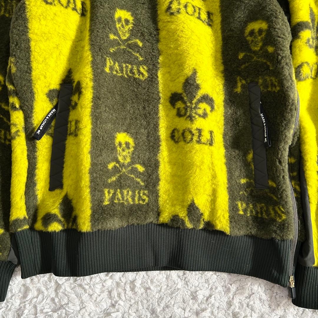 未使用タグ付 2022AW マークアンドロナ ボアニット チャーム付 サイズXL