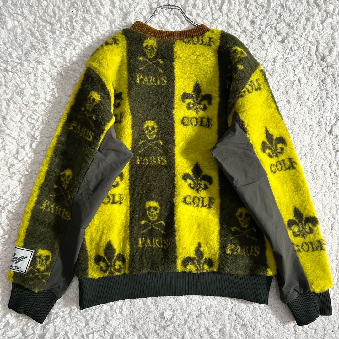 未使用タグ付 2022AW マークアンドロナ ボアニット チャーム付 サイズXL