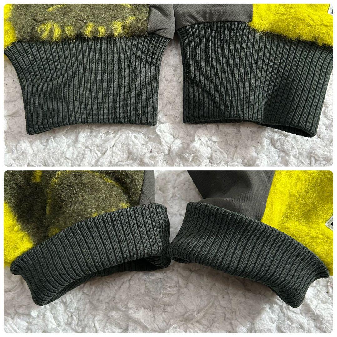 未使用タグ付 2022AW マークアンドロナ ボアニット チャーム付 サイズXL