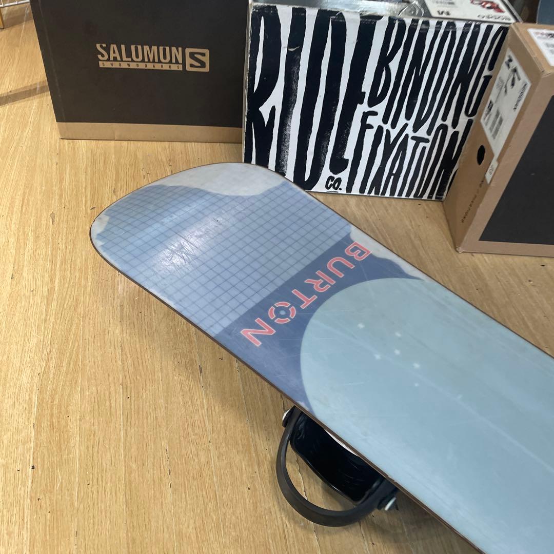 BURTON×SALOMON　バートン　バインディング付スノーボードセット