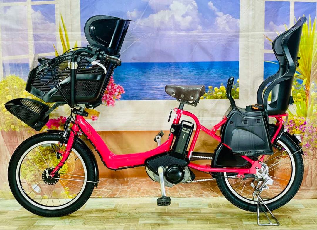 超特価！アンジェリーノ⭐️ブリヂストン子供乗せ電動アシスト自転車Y2224