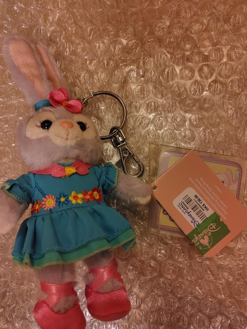 香港ディズニー 　ステラルーぬいぐるみキーチェーン　スプリング2018