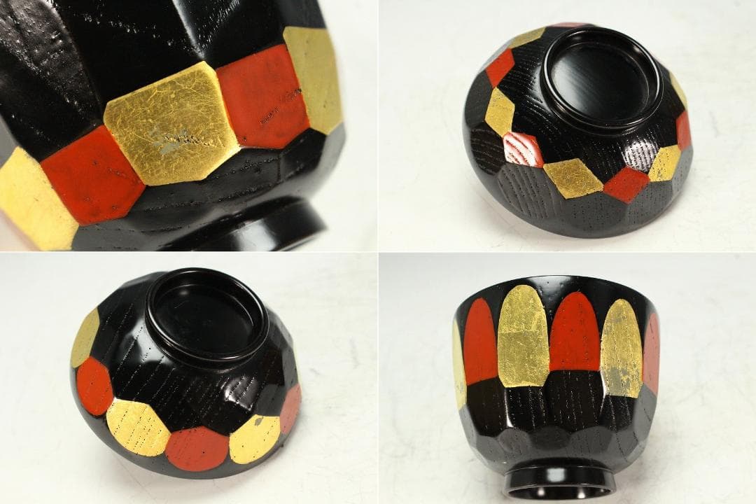 平安象彦造 八千代椀 小吸物椀 五客 共箱(K-YC585)