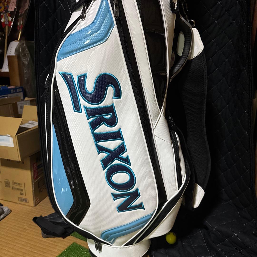 Srixon キャディバッグ ホワイト/ブルー