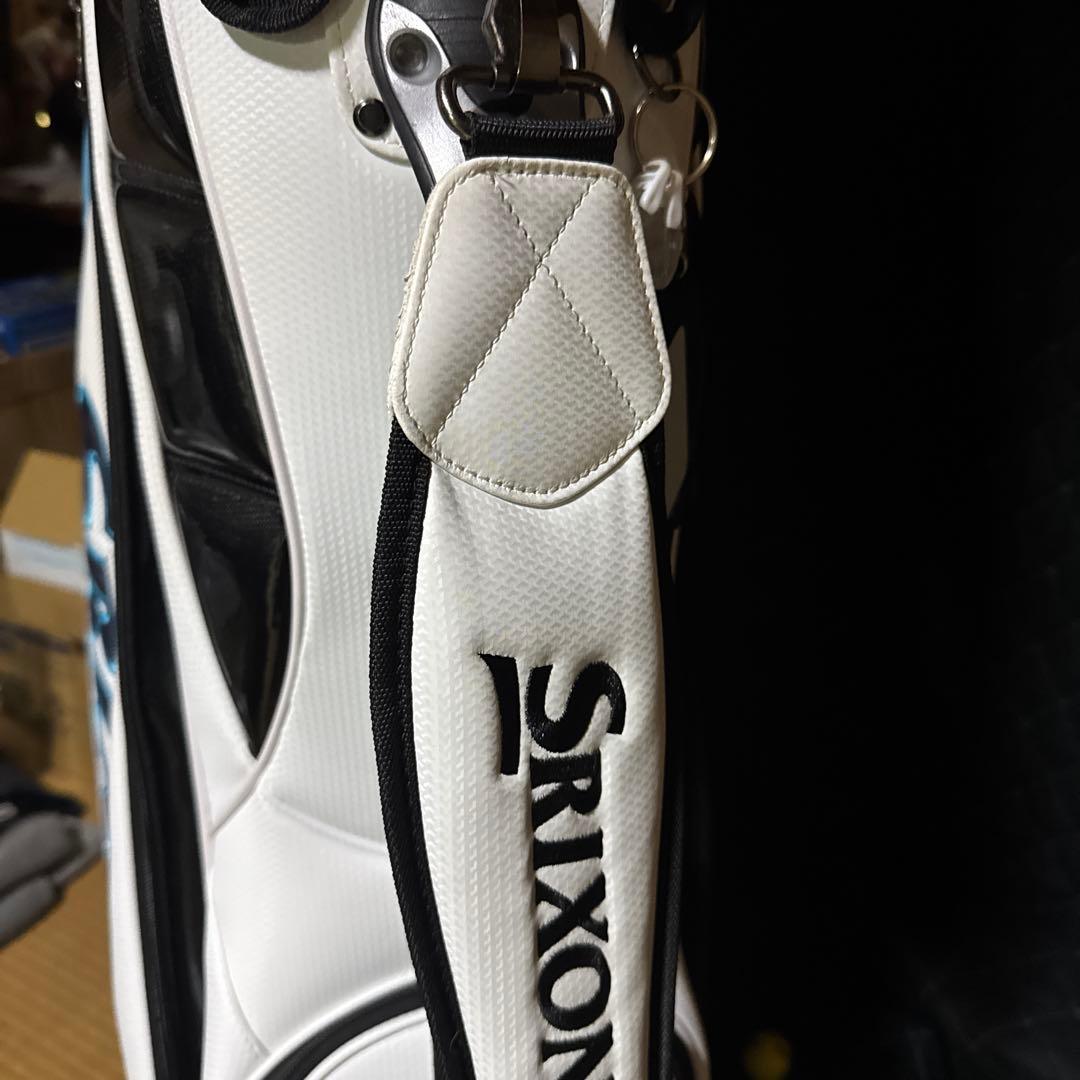 Srixon キャディバッグ ホワイト/ブルー