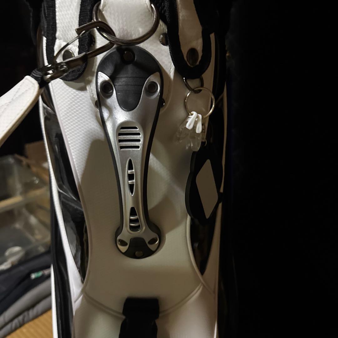 Srixon キャディバッグ ホワイト/ブルー