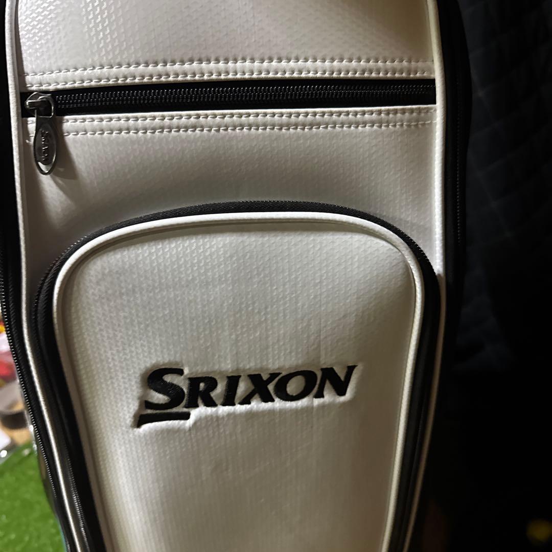 Srixon キャディバッグ ホワイト/ブルー