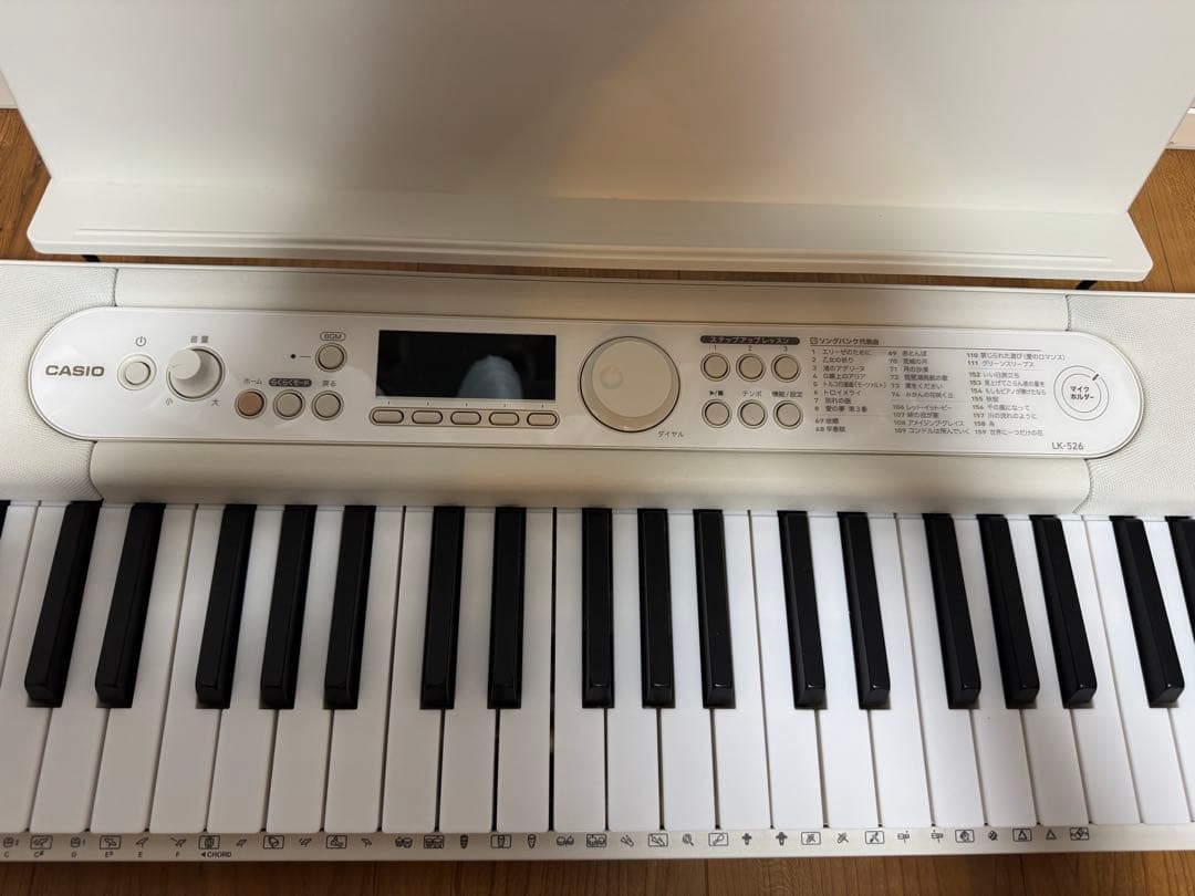 【美品】CASIO LK-526 光ナビゲーションキーボード