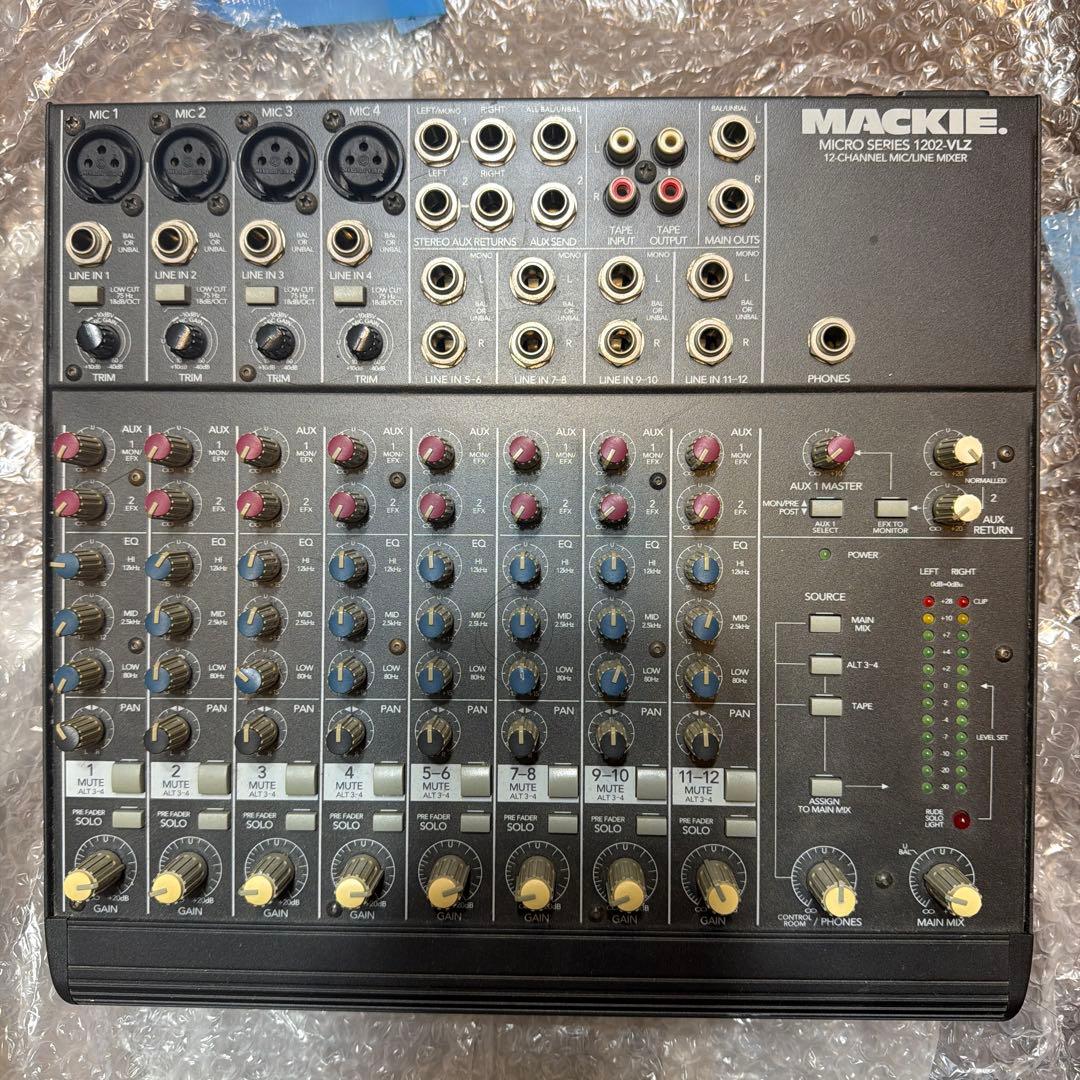 Mackie 1202-vlz マッキー　ミキサー　ジャンク　※説明必読