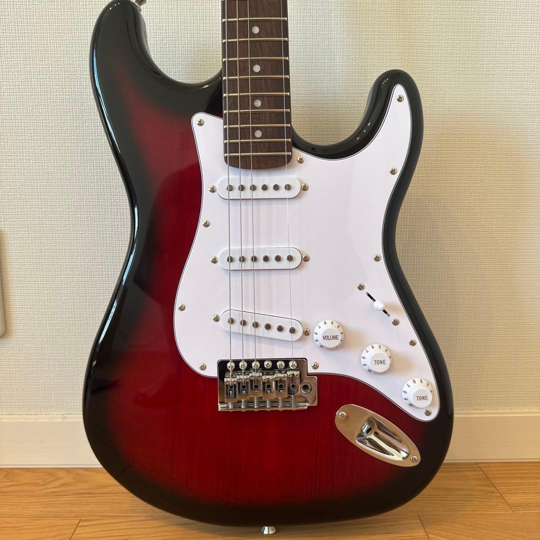 エレキギター初心者セット 赤黒