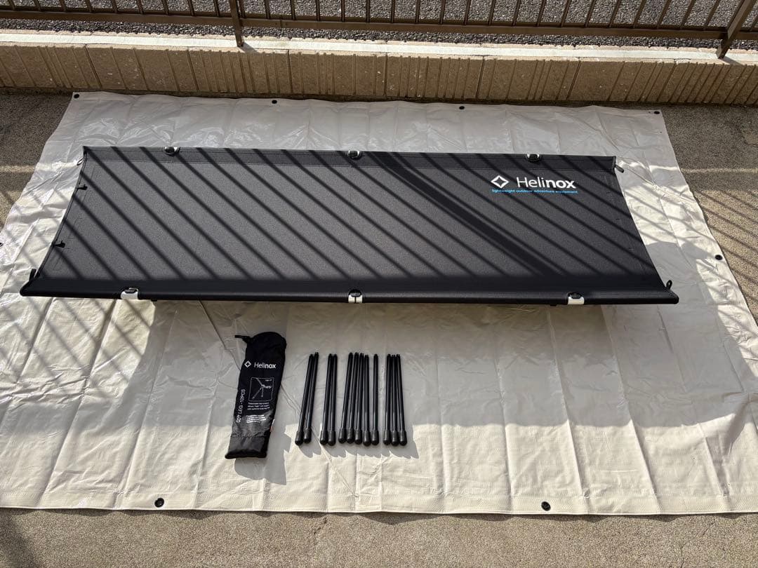 【中古・美品】Helinox コットワンコンパーチブル、コットレッグ　セット