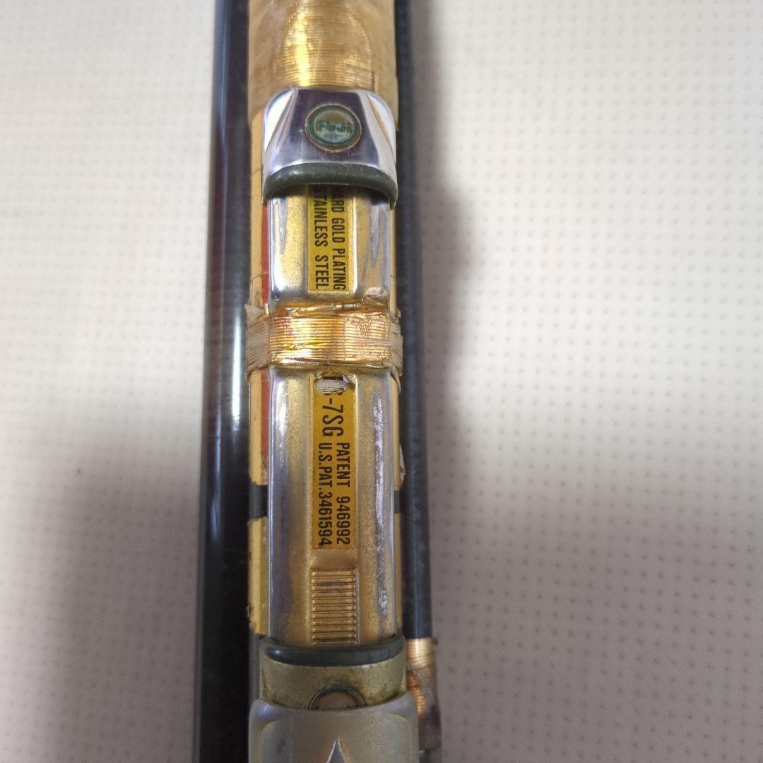 RYOBI 釣り竿 黒 ストライプデザイン全長450cm!