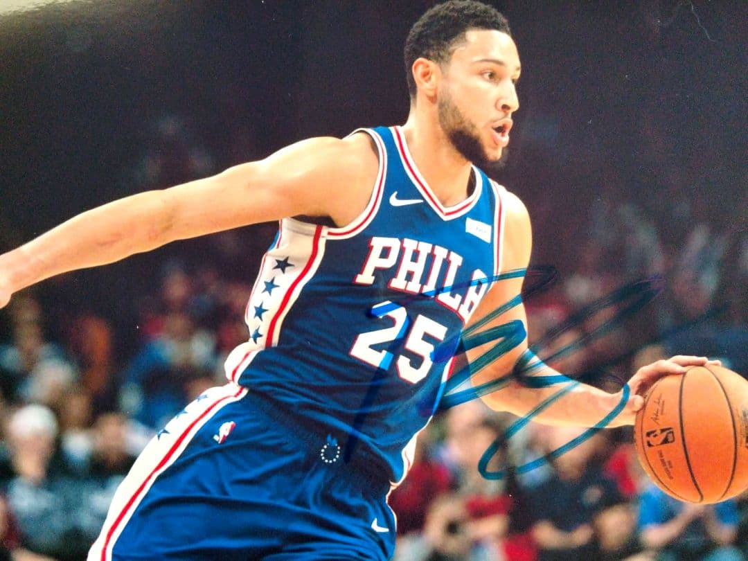 ベン・シモンズ直筆サイン入り超大型写真 … Ben Simmons