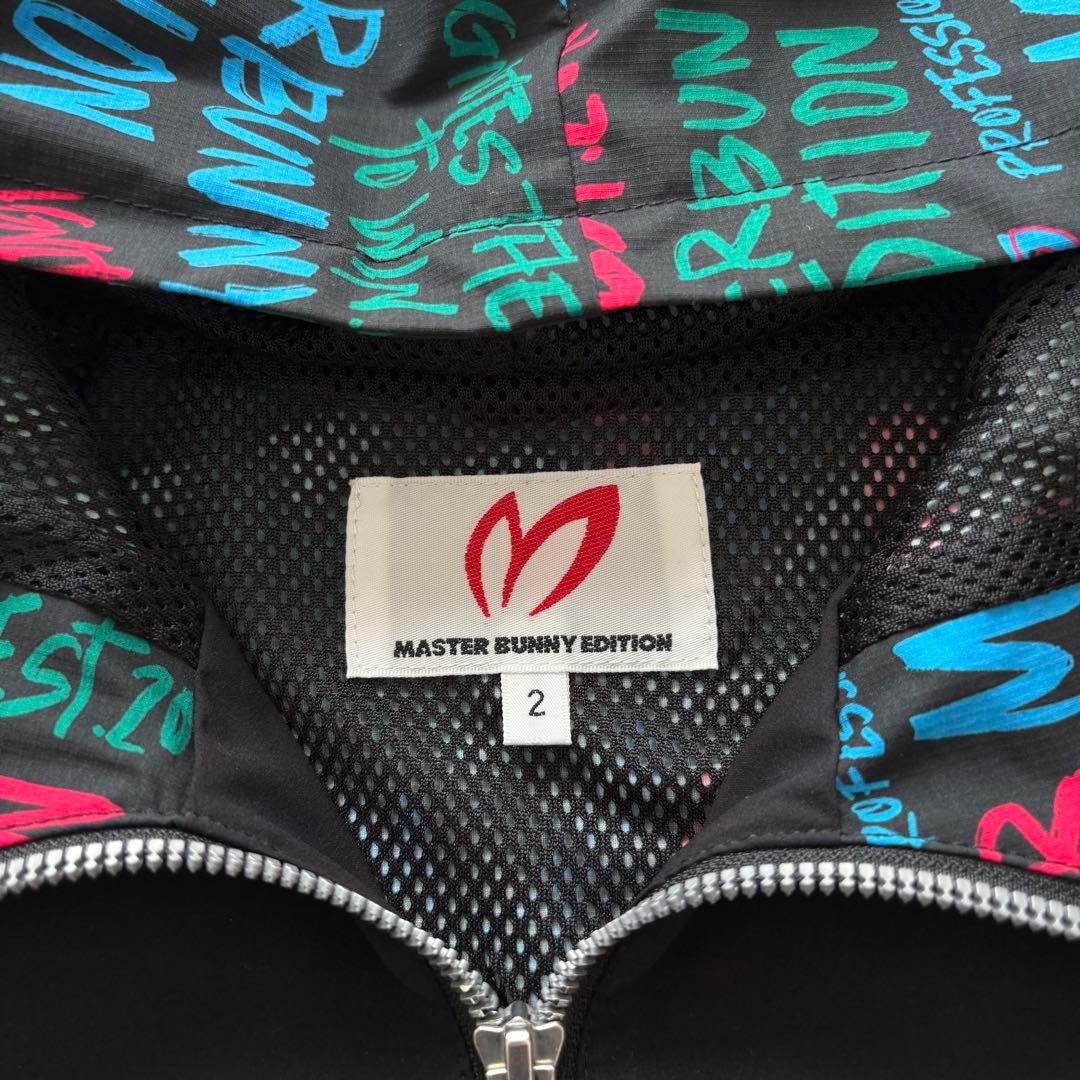 【極美品】マスターバニーエディション 2024 ブルゾン 総柄 フーディ 2 L