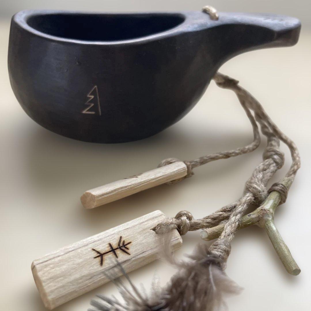 【新品】　ソウルオブシベリア　シャーマン 羽根　ペンダント NO.4103