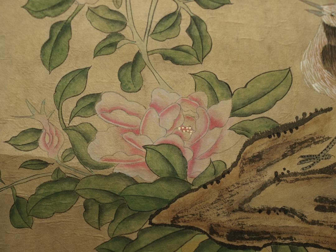 民間仕入れ品　中国明時代の肉筆　掛け軸BD329A12-1