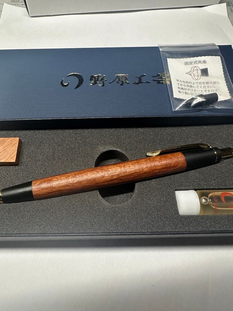 【新品未使用】　野原工芸　シーオーク　新型シャープペンシル　ゴールド金具