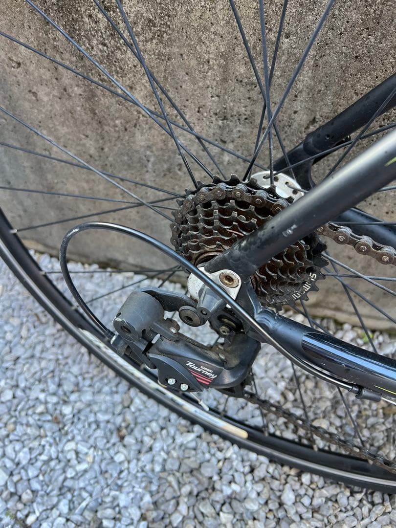 『引き取り限定』※東京都　 Hasaロードバイク ブラック/イエロー