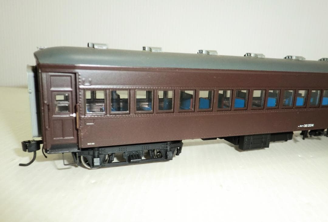 HOゲージ 天賞堂 32系国鉄旧客車 スハ32形・スハフ32形 室内灯付