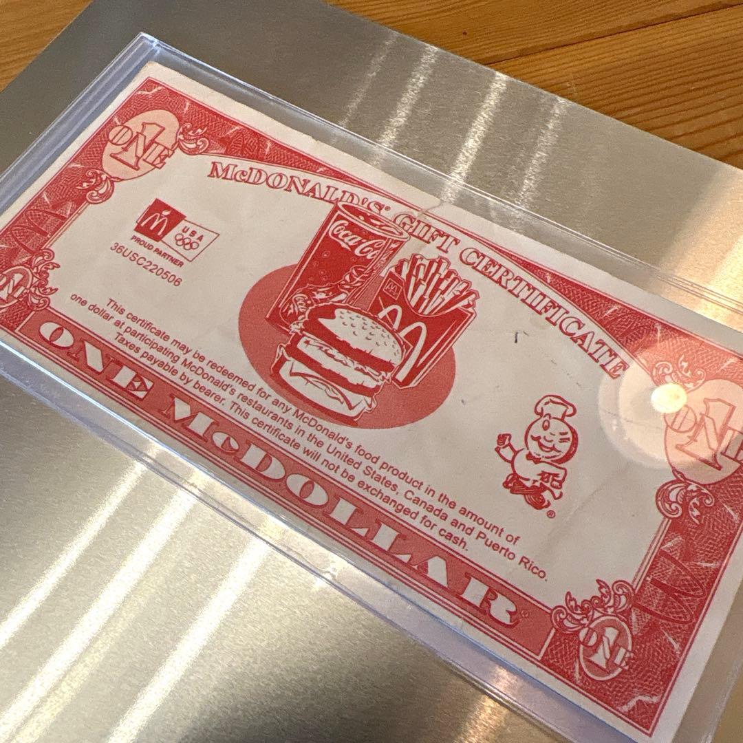 レア　マクドナルド　グリマス　クーポン　ストアディスプレイ　看板　サイン　店舗用