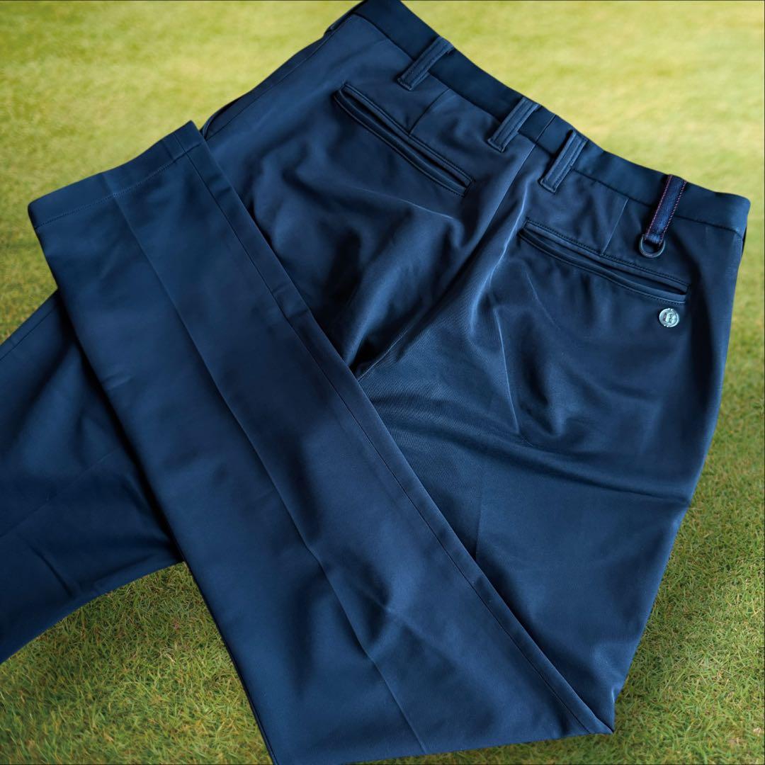 ブリーフィング　パンツ　S〜M相当　チャコールグレー　ネイビー　ストレッチ素材