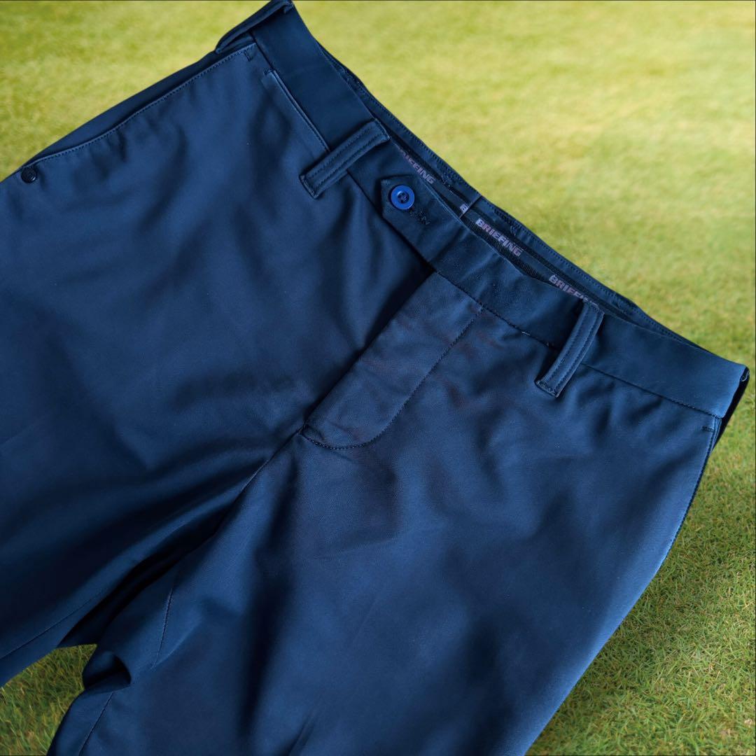 ブリーフィング　パンツ　S〜M相当　チャコールグレー　ネイビー　ストレッチ素材