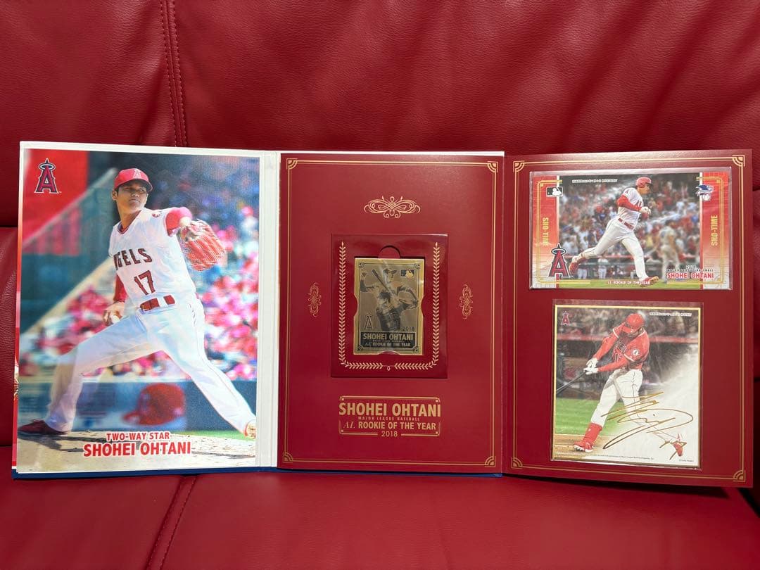 大谷翔平 ALルーキーオブザイヤー 記念品