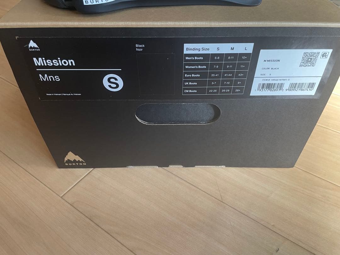 未使用に近い美品BURTON MISSION Men’s 新モデル 25/26