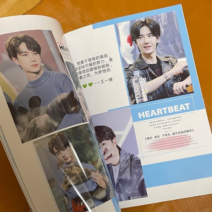 陳情令　王一博　写真集　歌詞+語録集28p