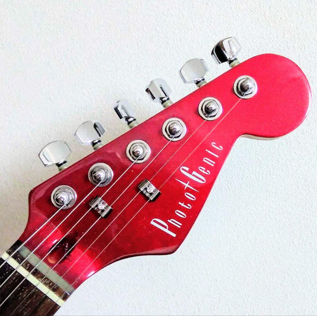 美品　Photo Genic　ストラトキャスタータイプ　エレキギター　メタリック