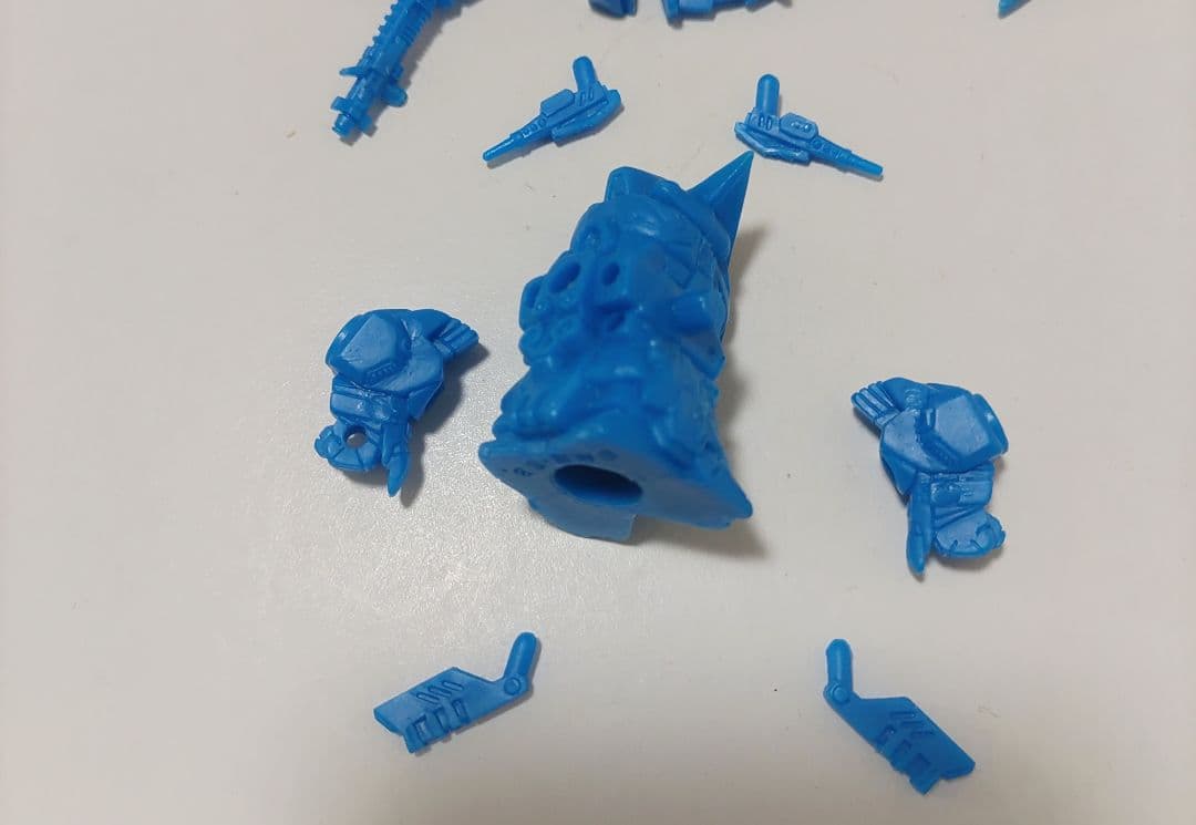 ガン消し　マスクコマンダー　ICBMハンブラビ　青