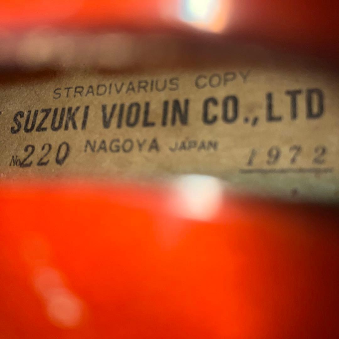 54年前の 鈴木バイオリン 4/4サイズ No.220