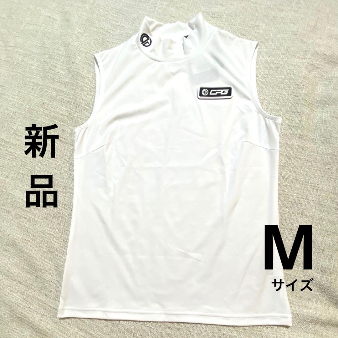 新品タグ付き❤️cpgゴルフ レディース ノースリーブ タンクトップ 白 Mサイズ