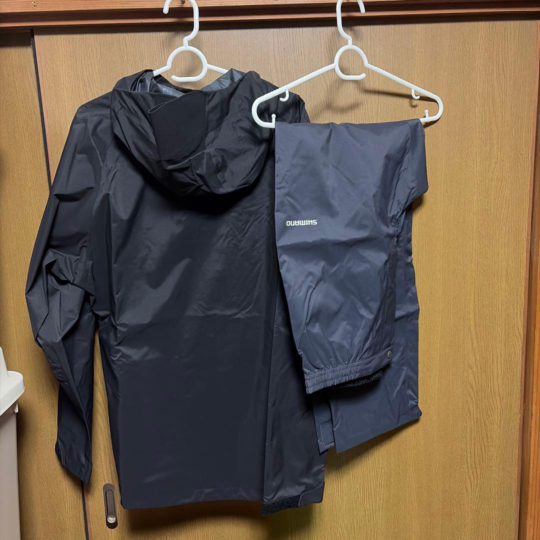 XLサイズ RA-005V ベーシック フィッシングレインスーツ シマノ上下