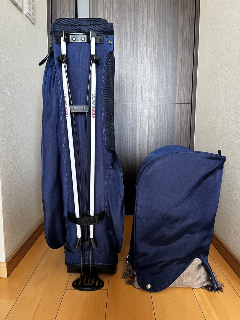 人気良品定番beams golfビームスゴルフ　スタンド型キャディバッグ 9型